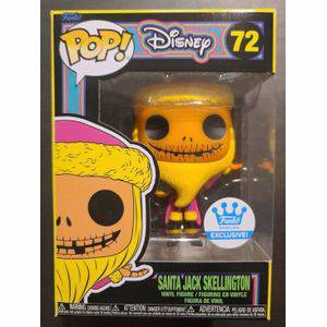 Verzamelfiguren Funko Funko Pop #72 Disney NBX Santa Jack Skellington Blacklight Special Edition